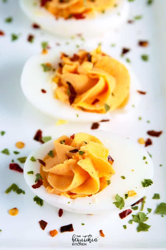 deviled eggs